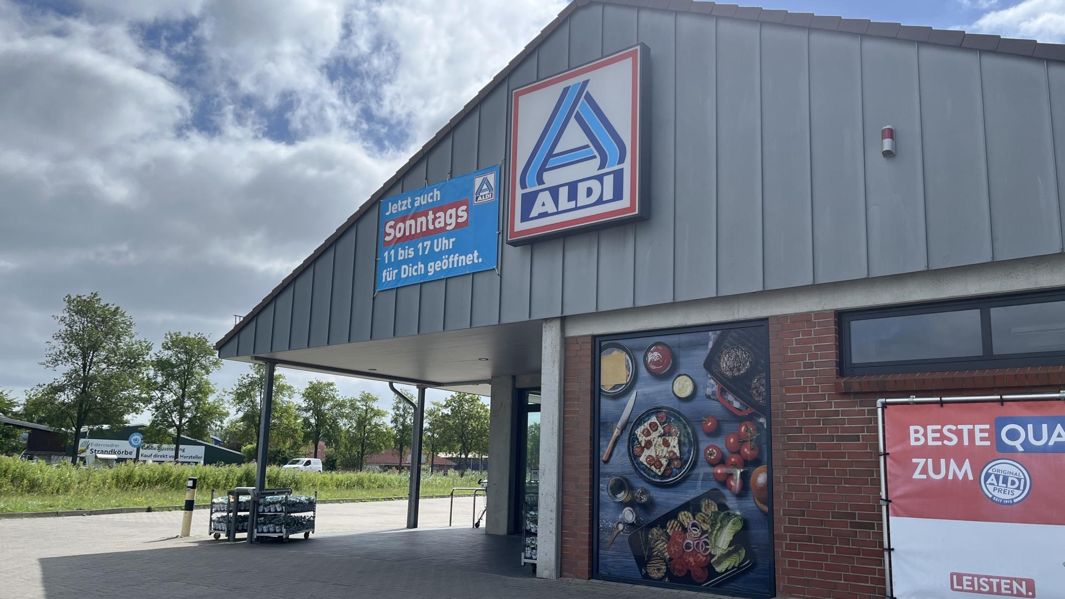 ALDI Nord, Van-Wouwer-Straße in Friedrichstadt