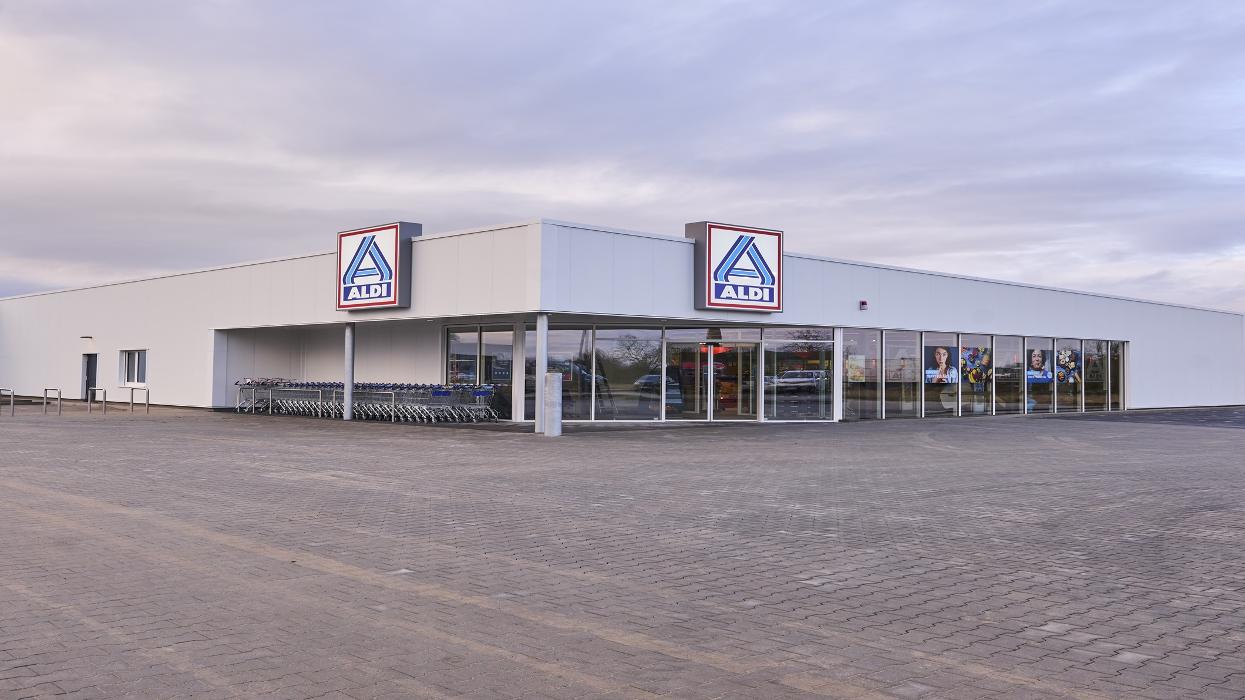 ALDI Nord, Parkhausstraße in Crimmitschau