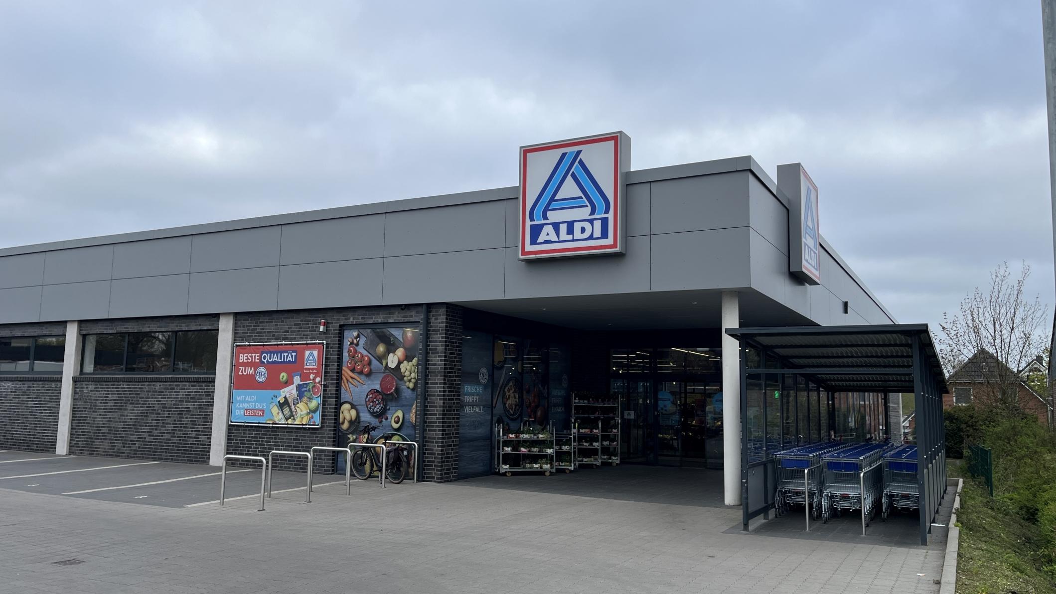 ALDI Nord, Bundesstraße in Elmenhorst