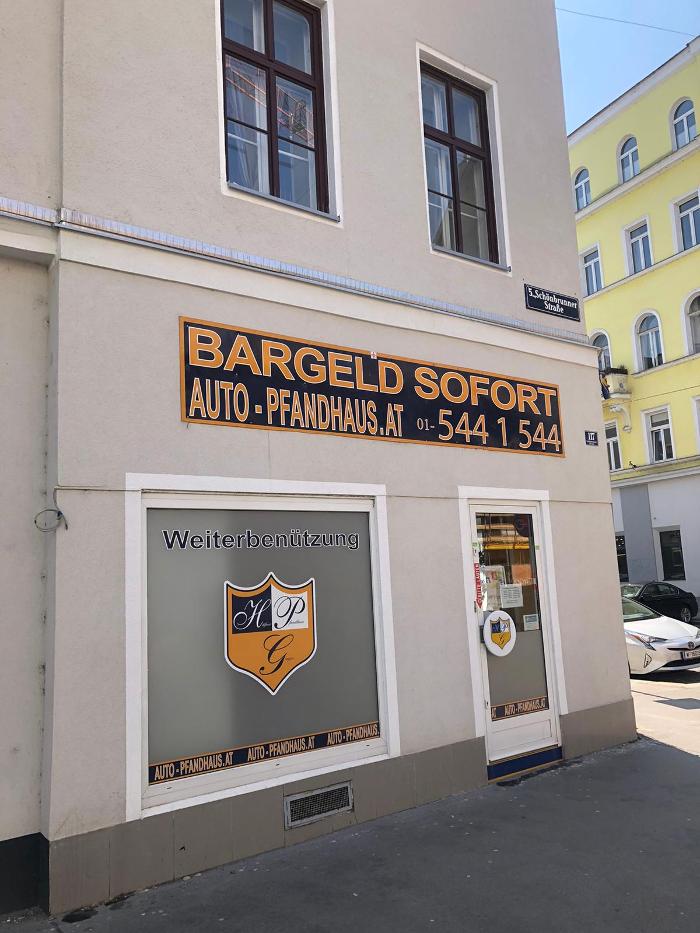 Autopfandhaus & Autobelehnung Häfner GmbH, Schönbrunner Straße in Wien