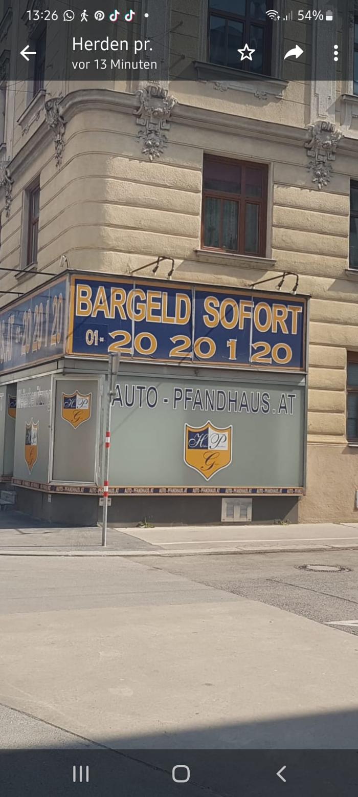 Autopfandhaus & Autobelehnung Häfner GmbH, Wagramer Straße in Wien