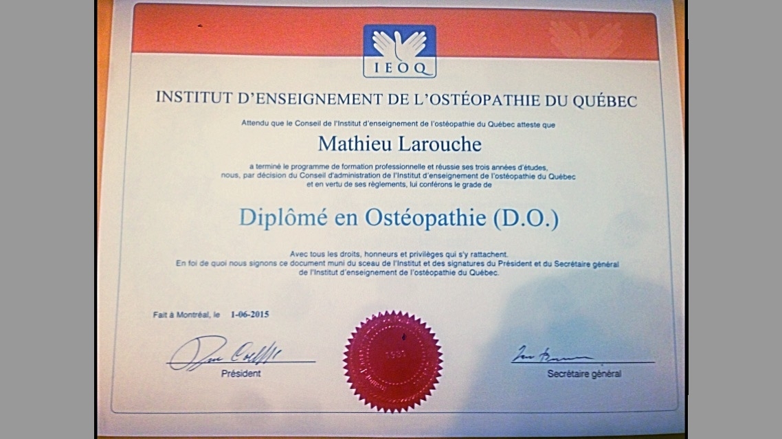 Larouche Ostéopathie - Dieppe, NB E1A 1M9 - (506)380-5152 | ShowMeLocal.com