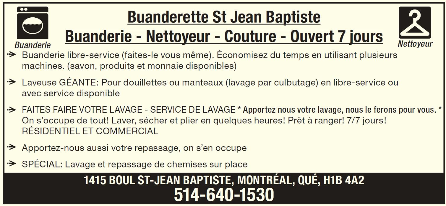 Buanderette St Jean Baptiste /Nettoyeur/Couture