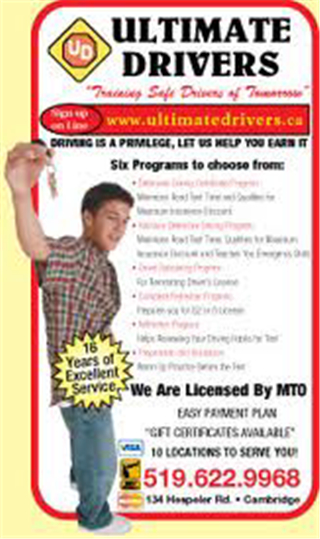 Ultimate Drivers - Guelph, ON N1H 4G8 - (519)622-9968 | ShowMeLocal.com