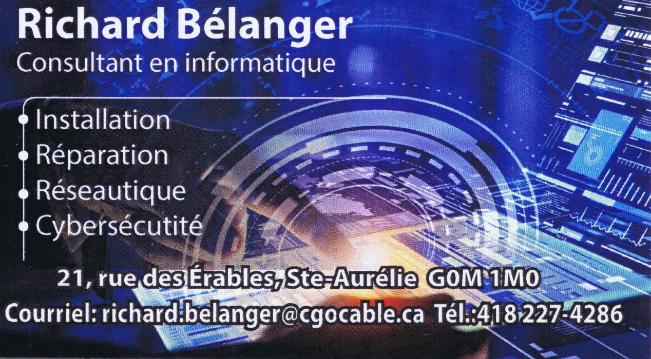 Richard Bélanger Consultant Informatique