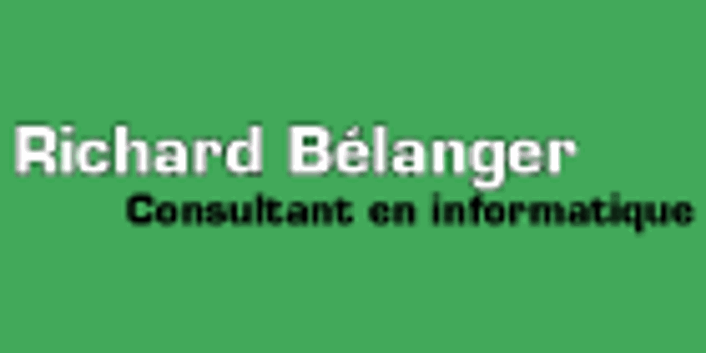 Richard Bélanger Consultant Informatique