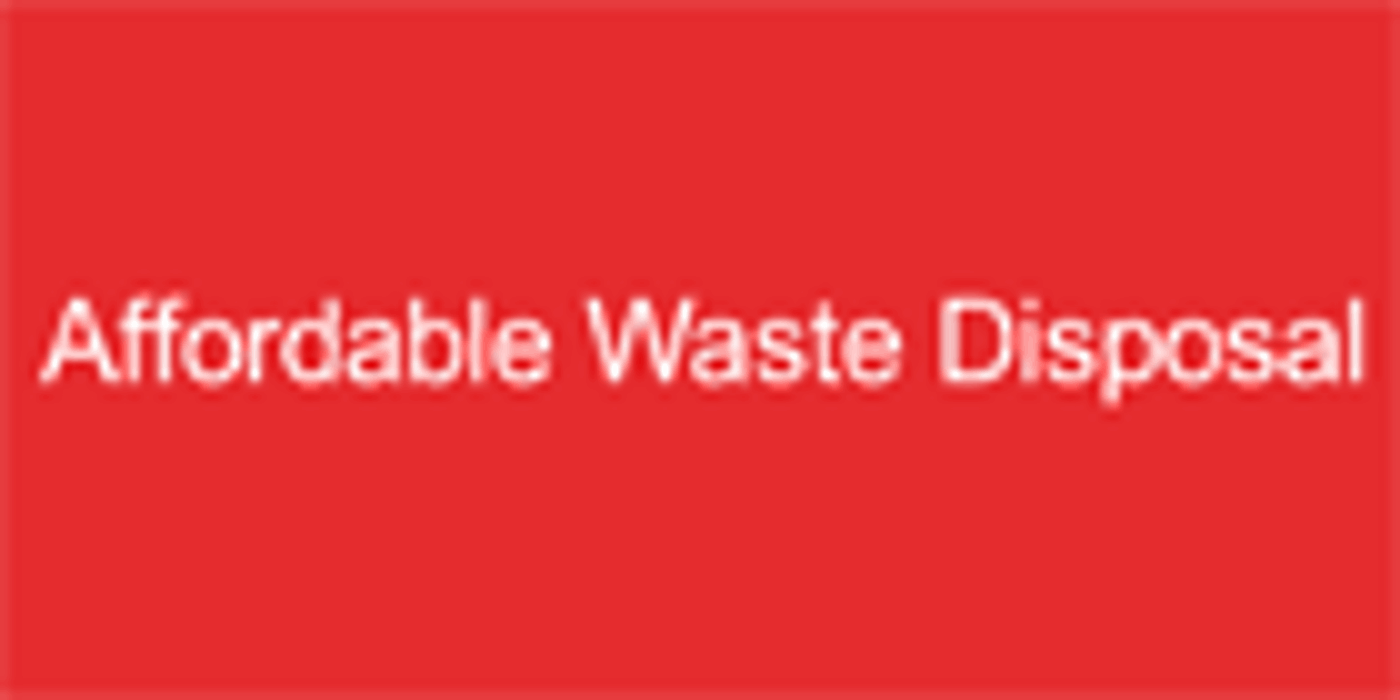 Affordable Waste Disposal