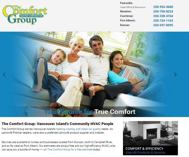 The Comfort Group Heating Corp - Parksville, BC V9P 2N4 - (250)954-3680 | ShowMeLocal.com