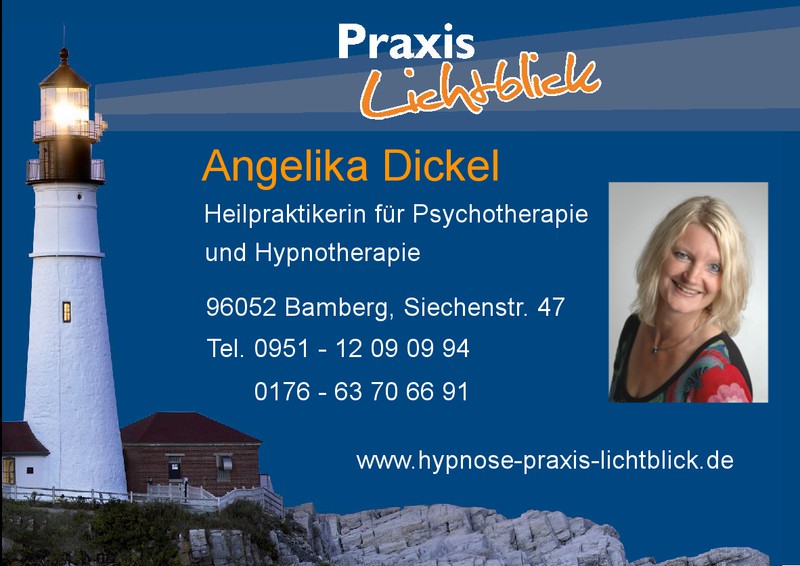 Praxis Lichtblick, Angelika Dickel, Heilpraktikerin für Psychotherapie und Hypnotherapie in Bamberg