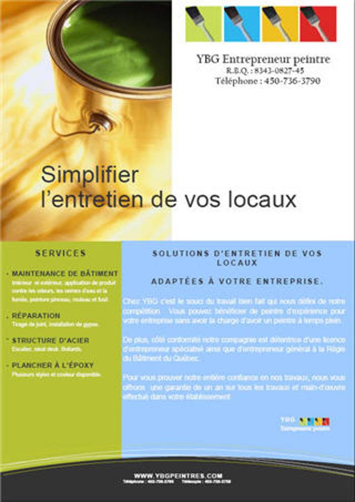 YBG Entrepreneur Peintre