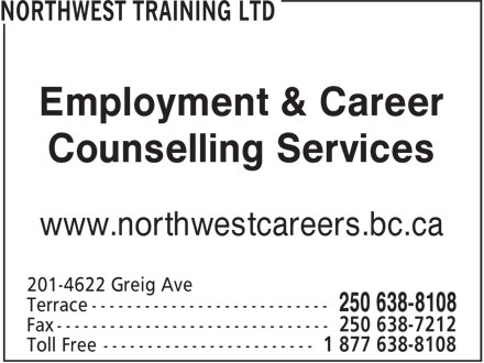 Northwest Training Ltd - Terrace, BC V8G 1M9 - (250)638-8108 | ShowMeLocal.com