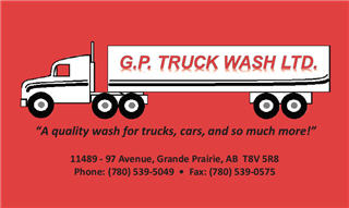 G P Truckwash Ltd - Grande Prairie, AB T8V 5R8 - (780)539-0575 | ShowMeLocal.com