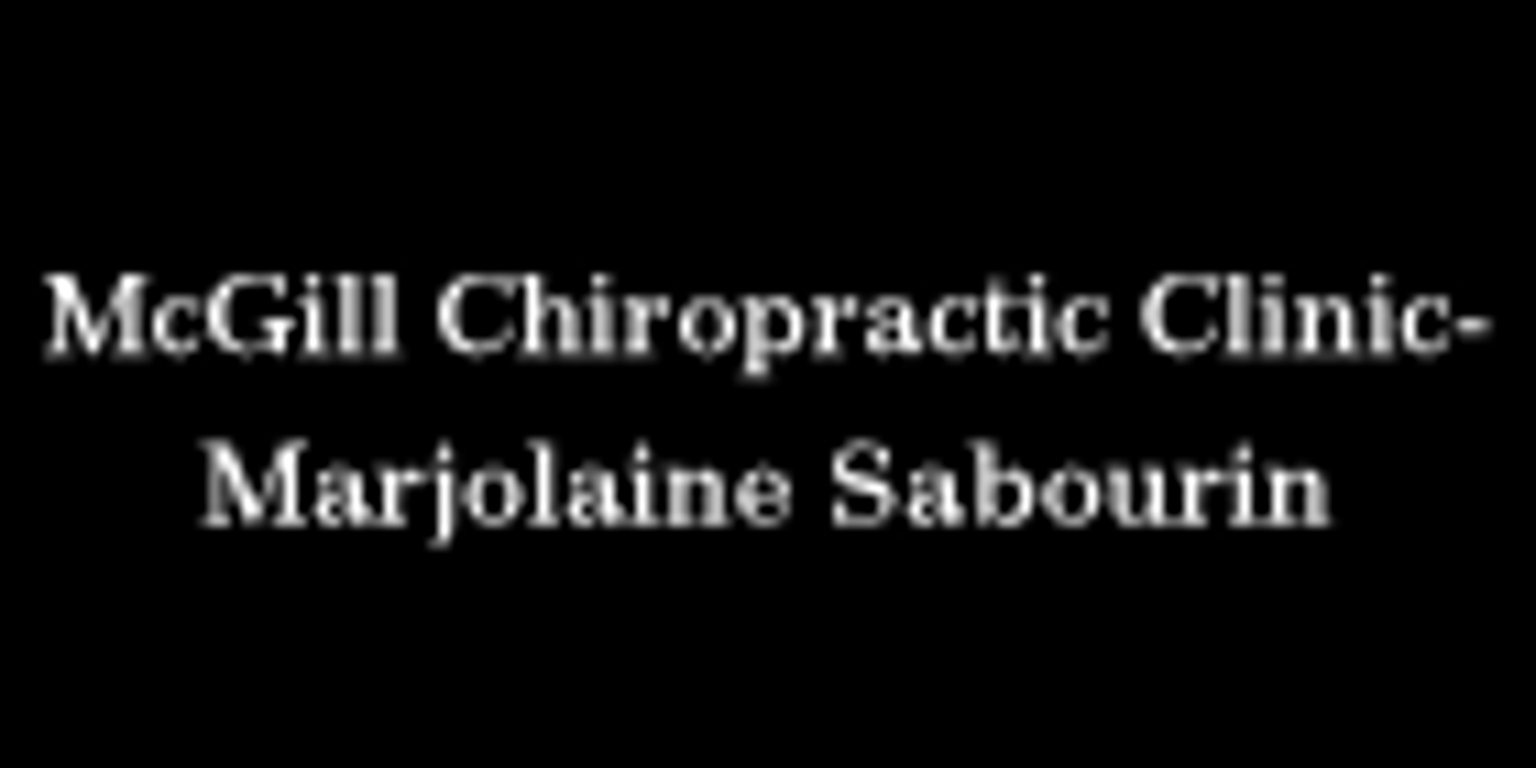 McGill Chiropractic Clinic-Marjolaine Sabourin