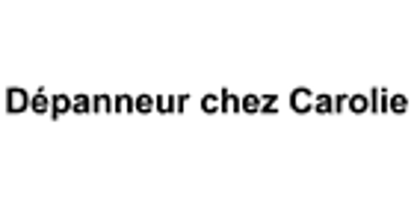 Dépanneur chez Carolie