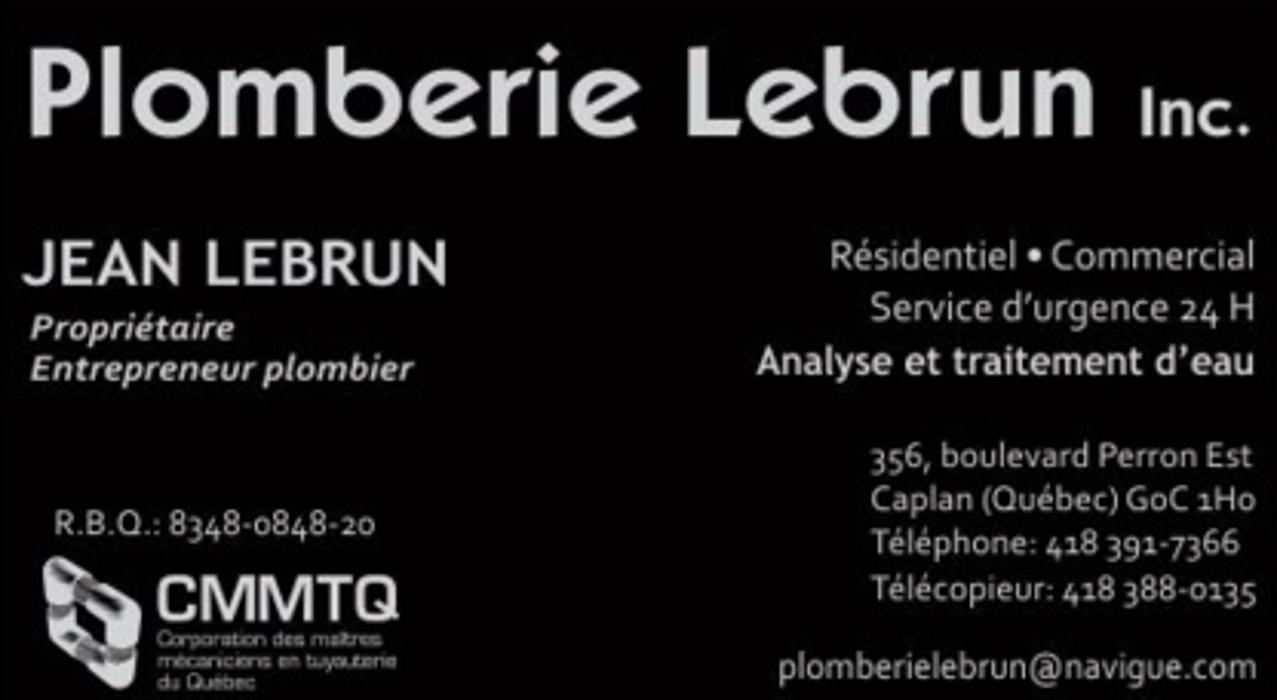 Plomberie Lebrun Inc