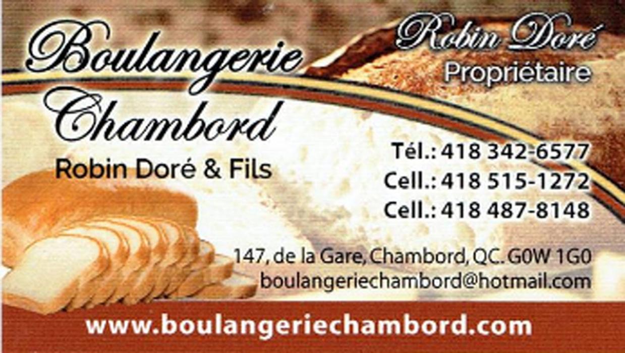 Boulangerie Chambord Robin Doré et Fils