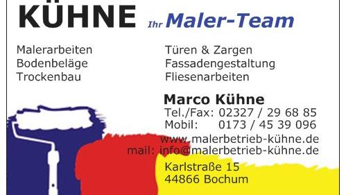 KÜHNE Ihr Maler-Team, Karlstraße in Bochum