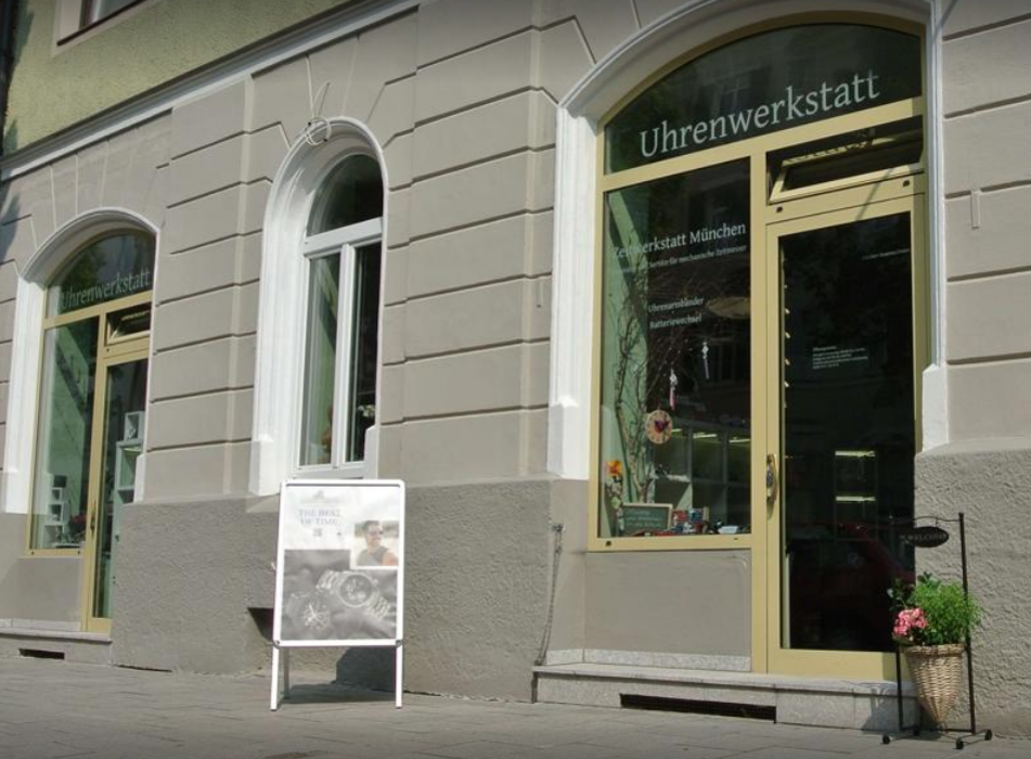 Uhrenmacher Zeitwerkstatt Susanna Grasser München, Westendstraße in München