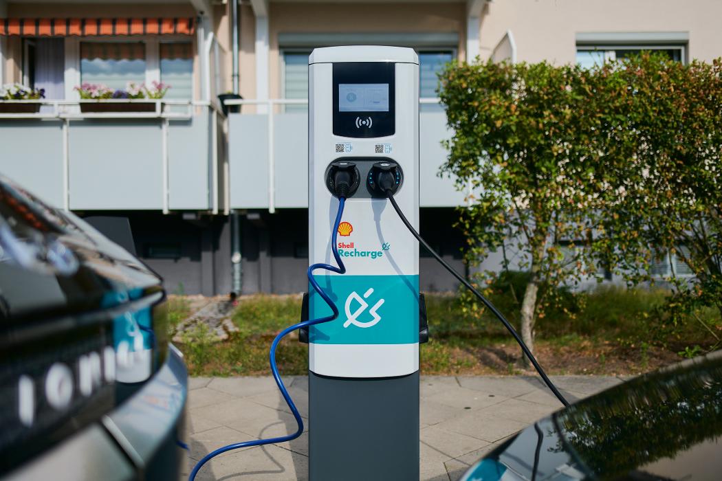 Shell Recharge Charging Station, Lindenstraße in Itzehoe