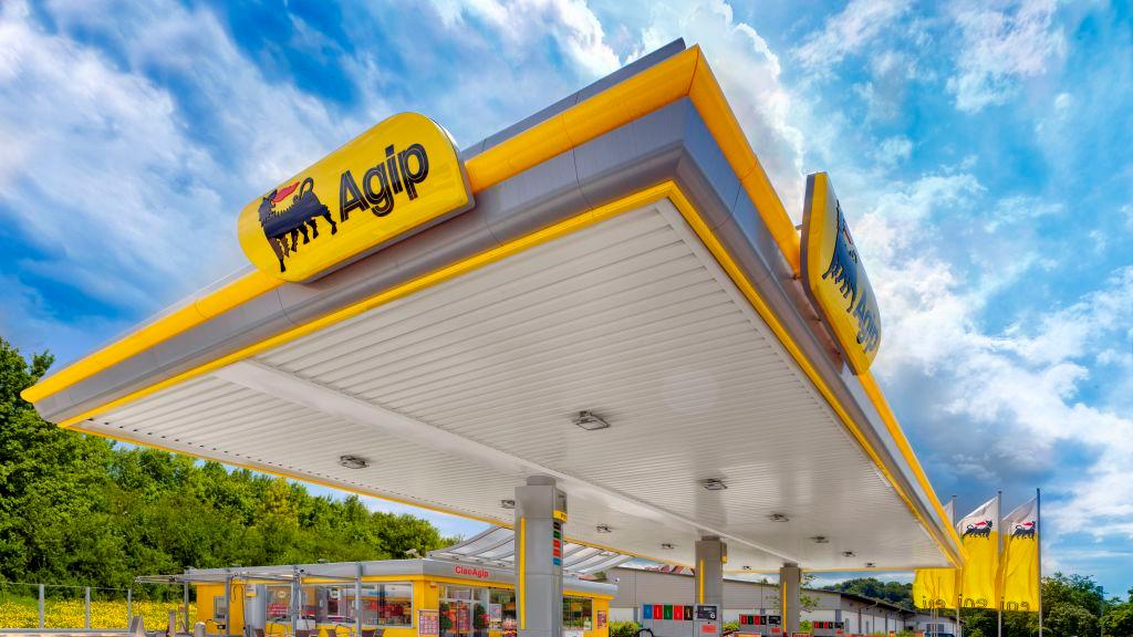 Agip Service Station, Hauptstraße in Unterwössen