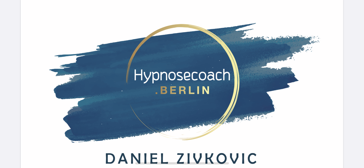 Hypnosecoach.BERLIN | Daniel Zivkovic