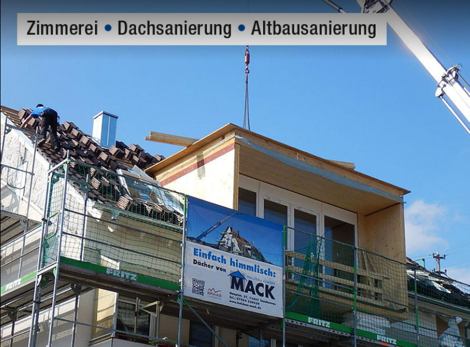 Holzbau-Mack GmbH, Wolfsbühler Straße in Wilburgstetten