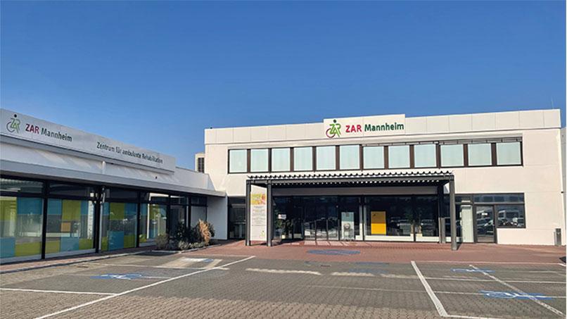ZAR Mannheim Zentrum für ambulante Rehabilitation, Auf dem Sand in Mannheim