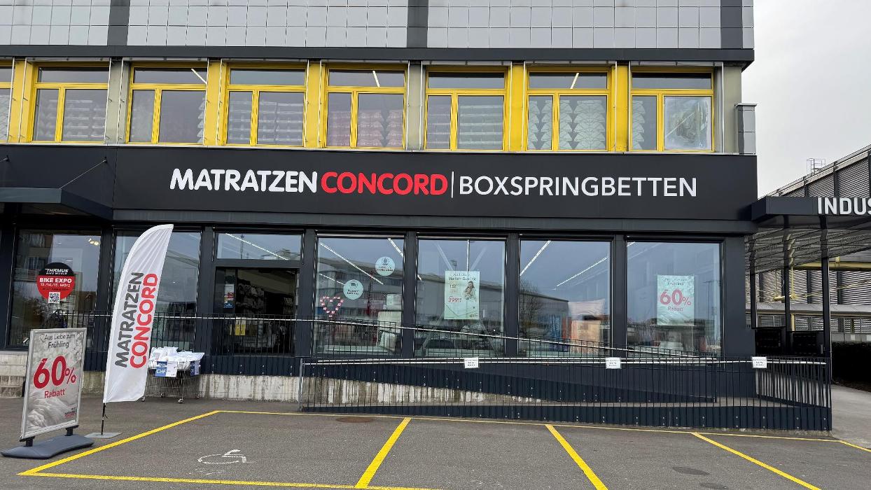 Matratzen Concord Filiale Langenthal, Gaswerkstrasse in Langenthal