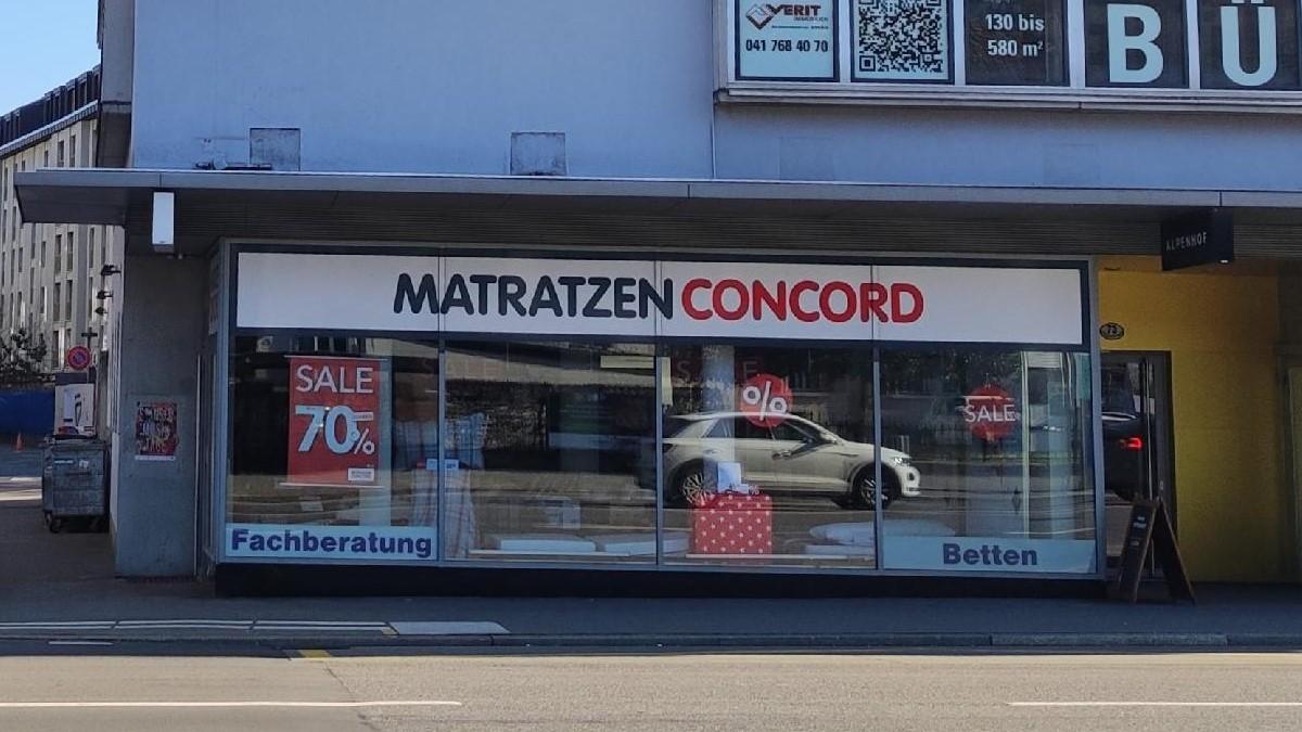 Matratzen Concord Filiale Luzern, Obergrundstrasse in Luzern