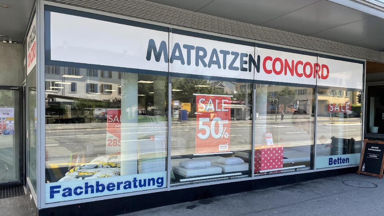 Matratzen Concord Filiale Luzern, Obergrundstrasse in Luzern