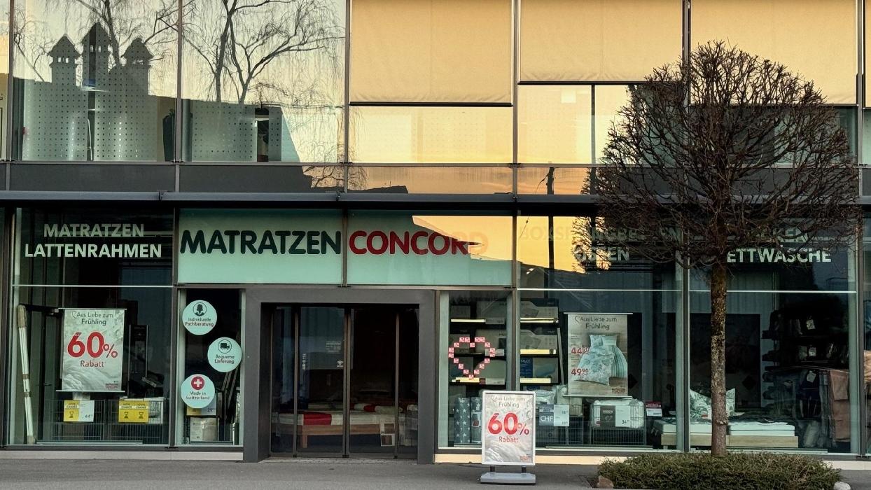 Matratzen Concord Filiale Affoltern am Albis, Zürichstrasse in Affoltern am Albis
