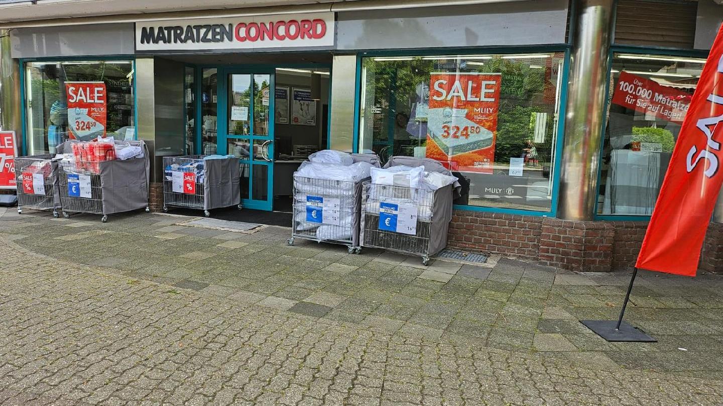 Matratzen Concord Filiale Meerbusch-Büderich, Moerser Straße in Meerbusch