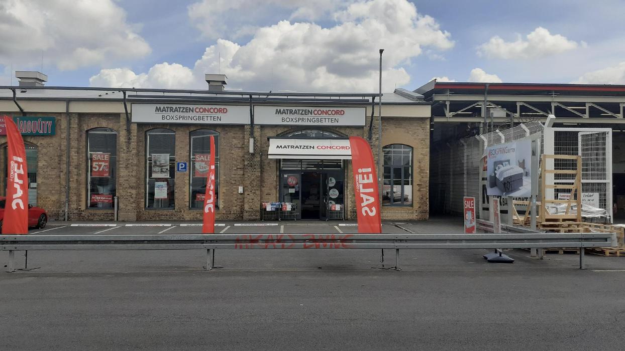 Matratzen Concord Filiale Berlin-Tempelhof-Schöneberg, Alboinstraße in Berlin