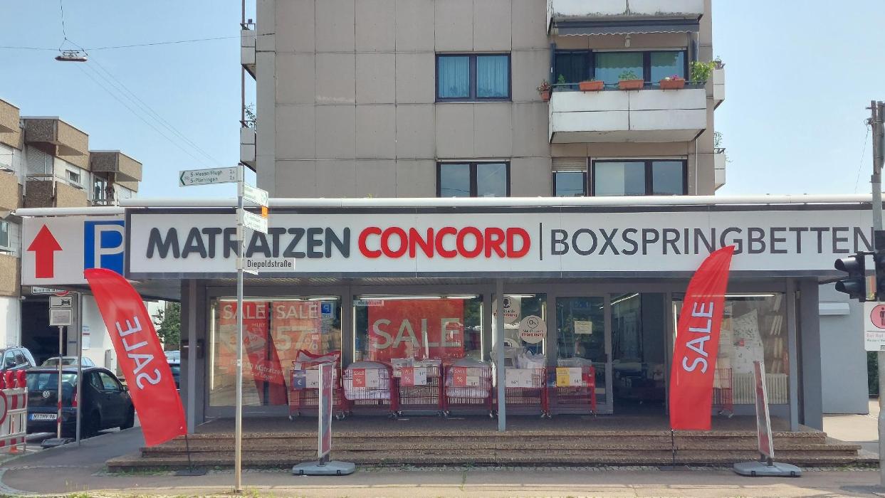 Matratzen Concord Filiale Filderstadt-Bernhausen, Scharnhäuser Straße in Filderstadt