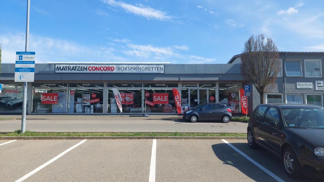 Matratzen Concord Filiale Biberach an der Riß, Wolfentalstraße in Biberach an der Riß