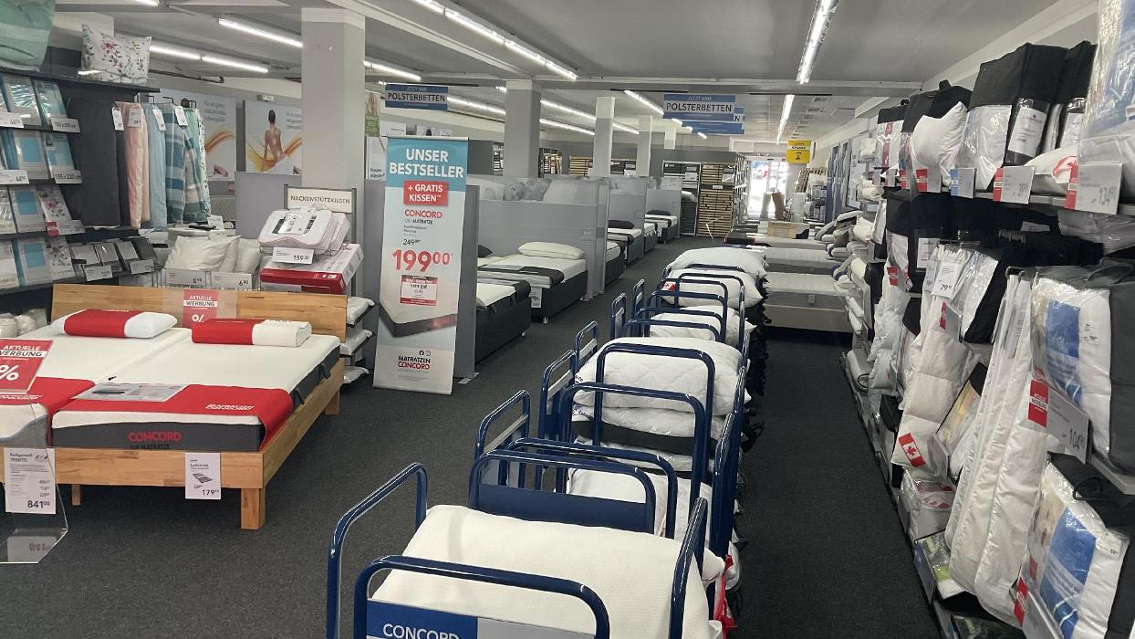 Matratzen Concord Filiale Weilheim i. OB, Rathausplatz in Weilheim in Oberbayern