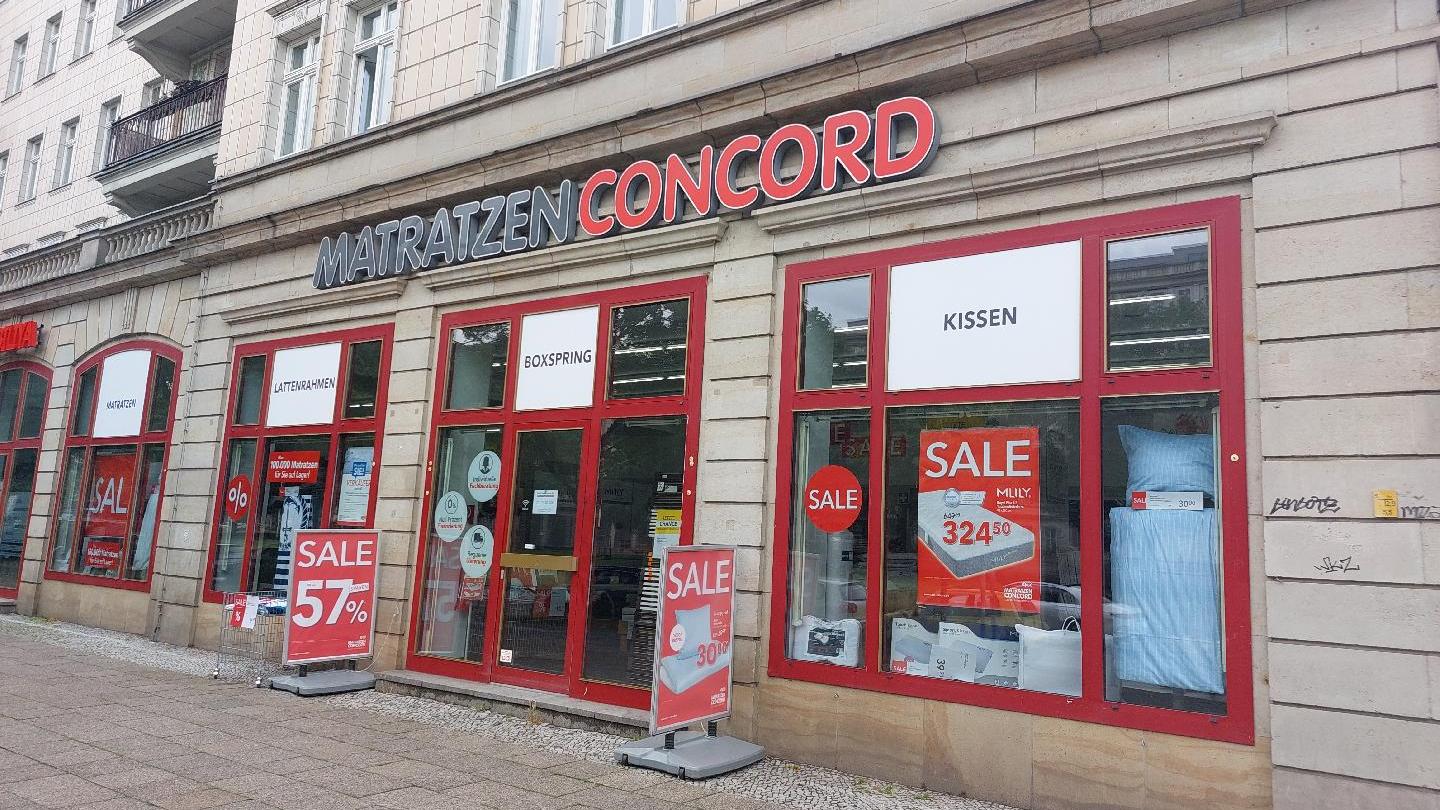 Matratzen Concord Filiale Berlin-Friedrichshain, Frankfurter Allee in Berlin