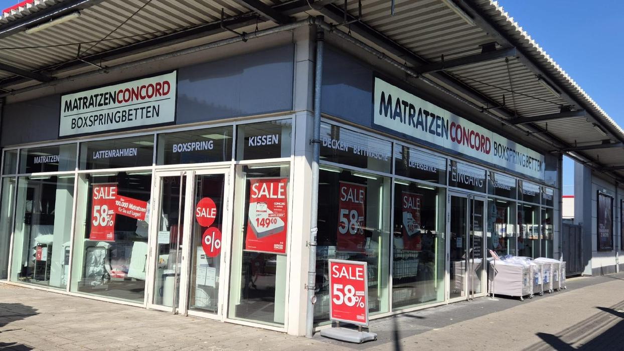 Matratzen Concord Filiale Oberhausen, Concordiastraße in Oberhausen