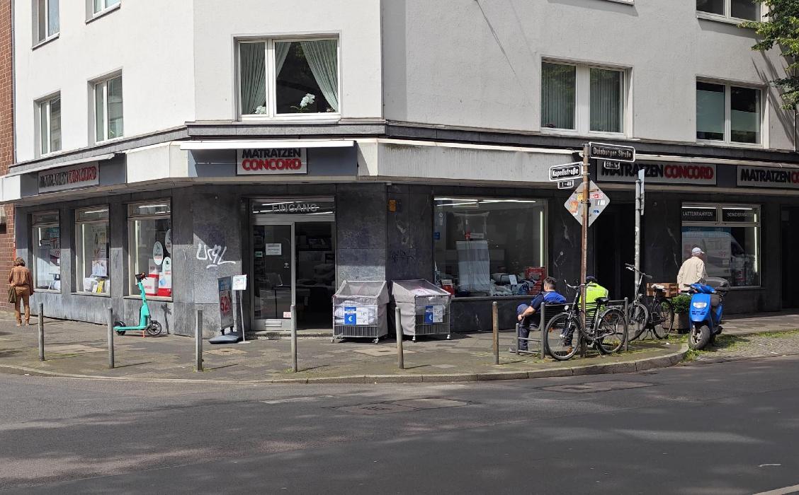 Matratzen Concord Filiale Düsseldorf-Pempelfort, Duisburger Straße in Düsseldorf