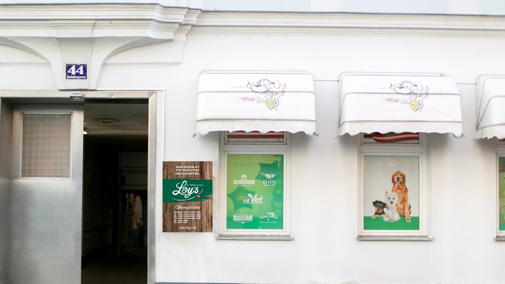 LOYS Filiale Nobilegasse, Nobilegasse in Wien