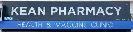 Kean Pharmacy and Travel Vaccination Clinic Hatfield 01707 262644