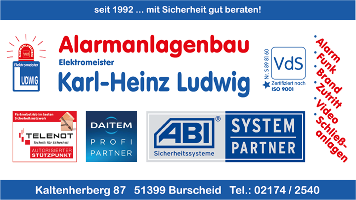 Alarmanlagenbau Ludwig, Kaltenherberg in Burscheid