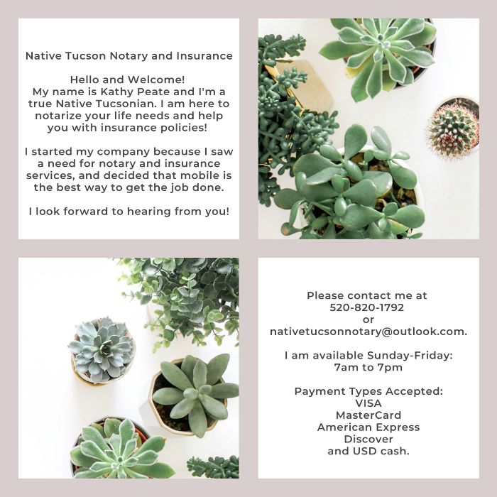 Native Tucson Notary & Insurance, LLC - Tucson, AZ