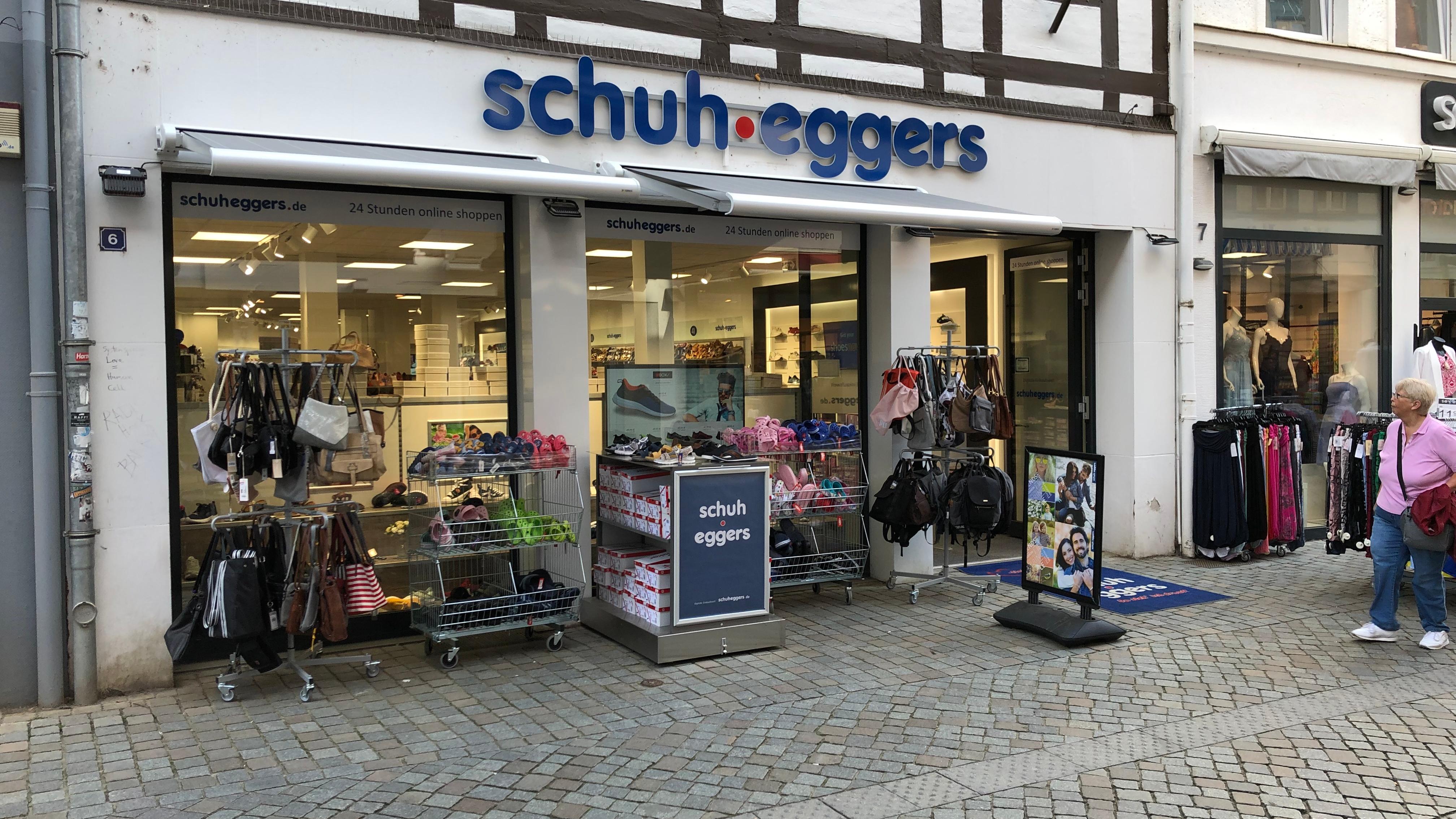 Schuh Eggers, Bäckerstraße in Hameln
