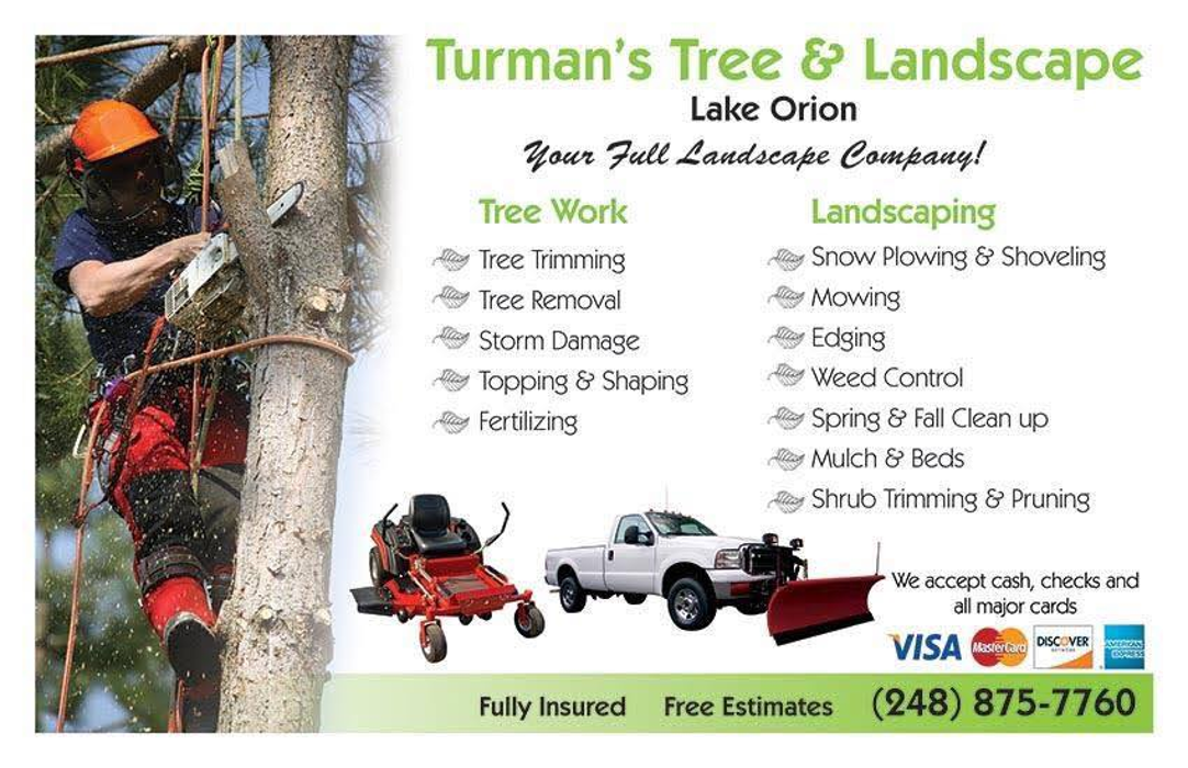 Turman's Tree & Landscape - Orion, MI