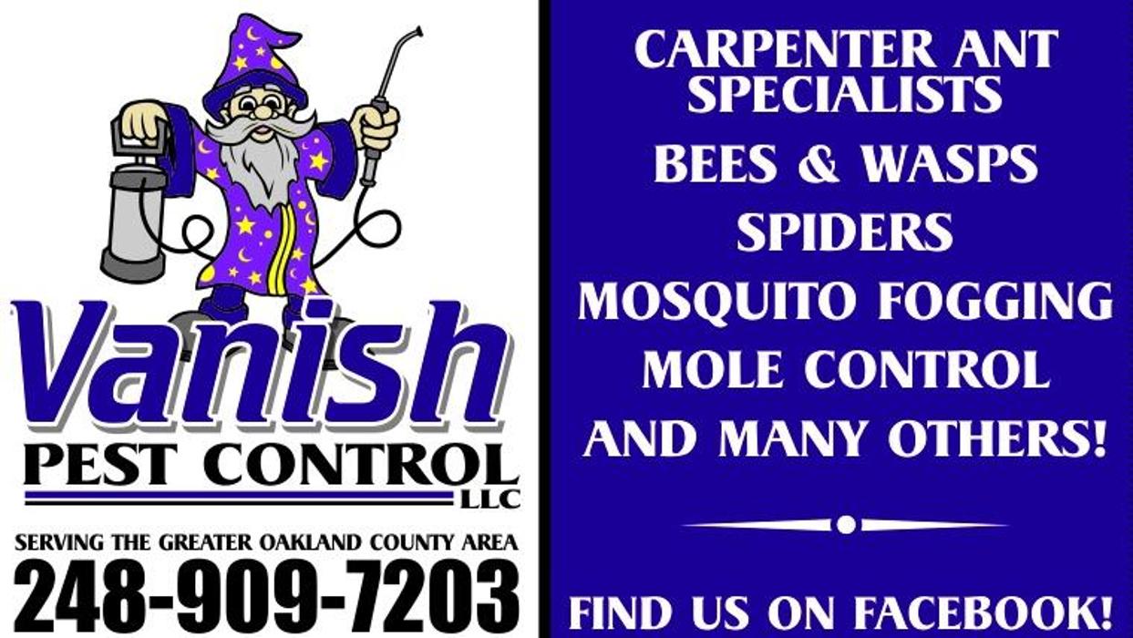 Vanish Pest Control, LLC - Commerce Township, MI
