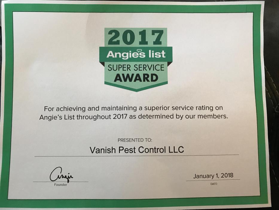 Vanish Pest Control, LLC - Commerce Township, MI