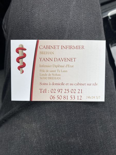 Yann Davenet infirmier, infirmière (cabinet, soins à domicile)