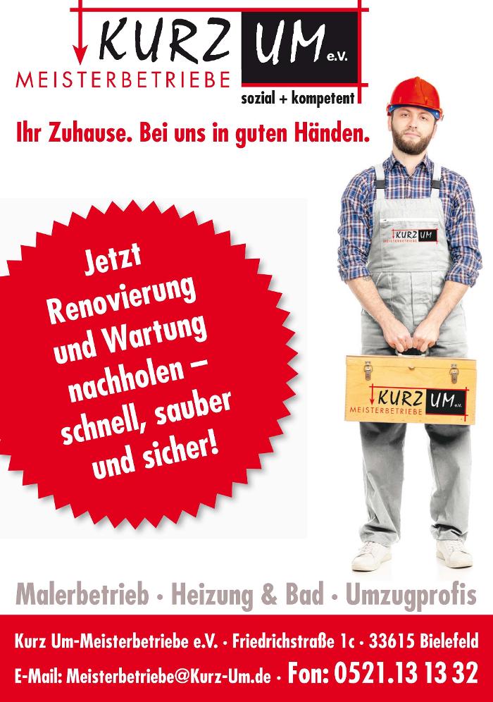 Kurz Um-Meisterbetriebe, Friedrichstraße in Bielefeld