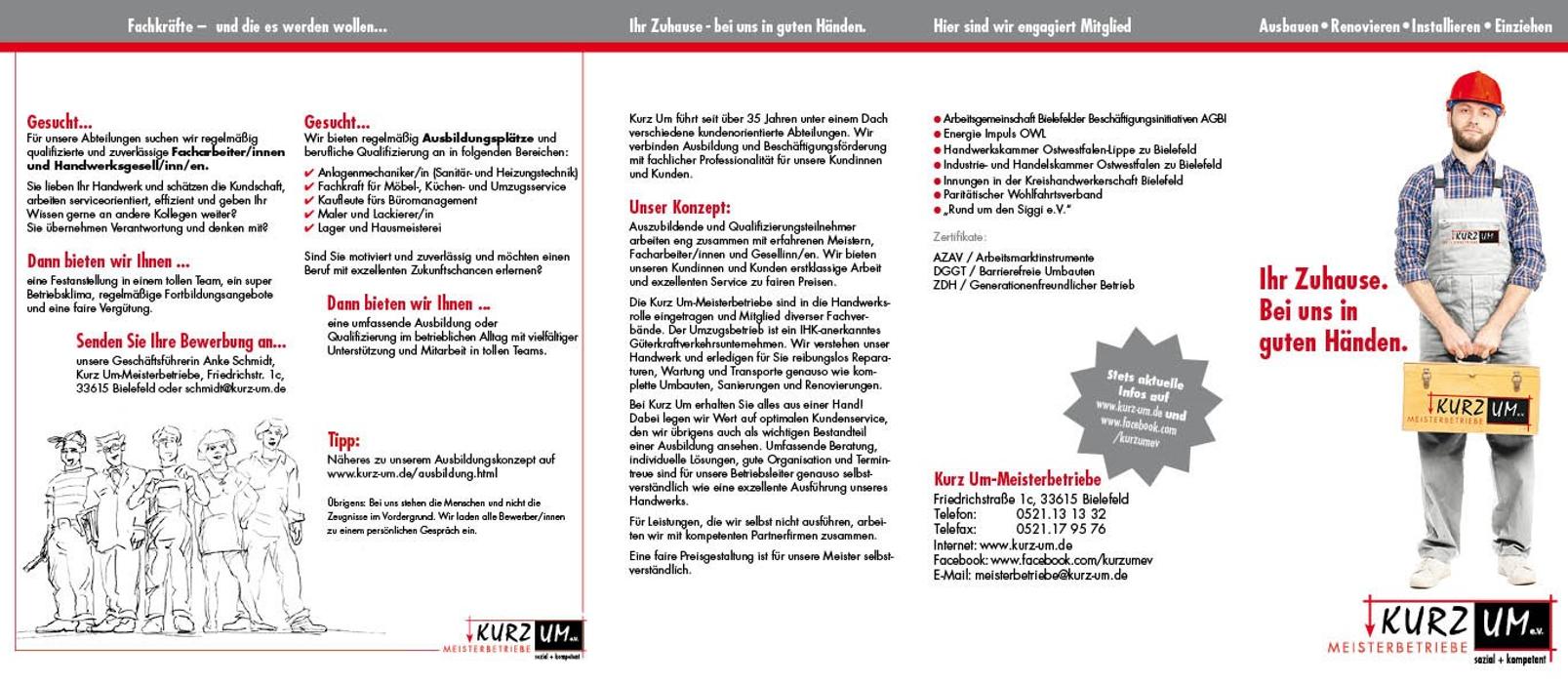 Kurz Um-Meisterbetriebe, Friedrichstraße in Bielefeld